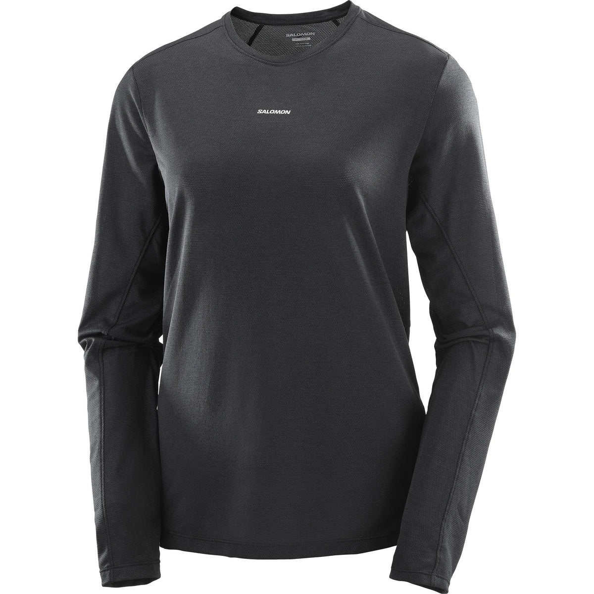 Salomon Shakeout Core Long Sleeve Tee - DEEP BLACK