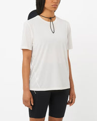Salomon Shakeout Core Short Sleeve Tee - WHISPER WHITE