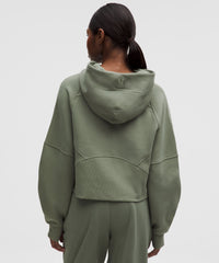 lululemon Scuba Oversized Half-Zip Hoodie - WILLIOW LEAF / GOLD