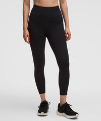 lululemon Fast and Free High-Rise Tight 25" *5 Pocket - BLACK