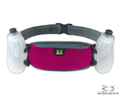 Amphipod RunLite 10K™ 2 Bottle Hydration Belt - STEEL
