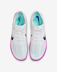 Nike ZoomX Dragonfly 2 - WHITE / OBSIDIAN / HYPER TURQUOISE / FIRE PINK