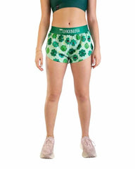 ChicknLegs 1.5" Split Shorts - CLOVERS