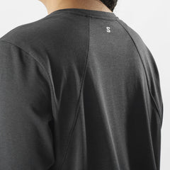 Salomon Shakeout Core Long Sleeve Tee - DEEP BLACK