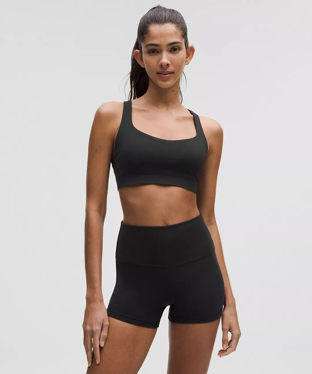 lululemon FlexyFlex Strappy Yoga Bra *Light Support - A/C Cups - BLACK