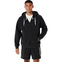 ASICS Fleece Zip Hoodie - PERFORMANCE BLACK