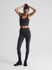 Varley Let's Go High Rise Legging 25 - MONOCHROME CHEETAH