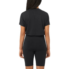 Salomon Sense Aero Short Sleeve GFX - DEEP BLACK  /  BLACK BEAUTY