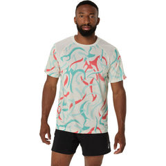 ASICS All Over Print Short Sleeve - BIRCH