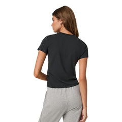 Vuori Short Sleeve Feather Tee - WASHED BLACK