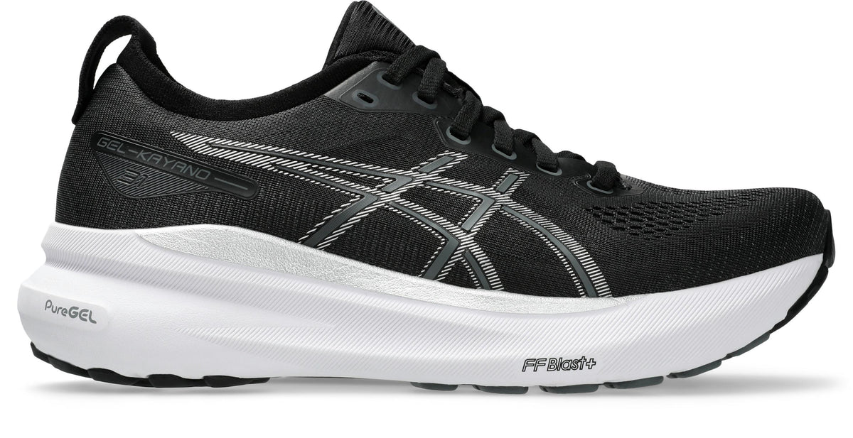 ASICS Gel-Kayano 31 - WIDE -- BLACK / PURE SILVER