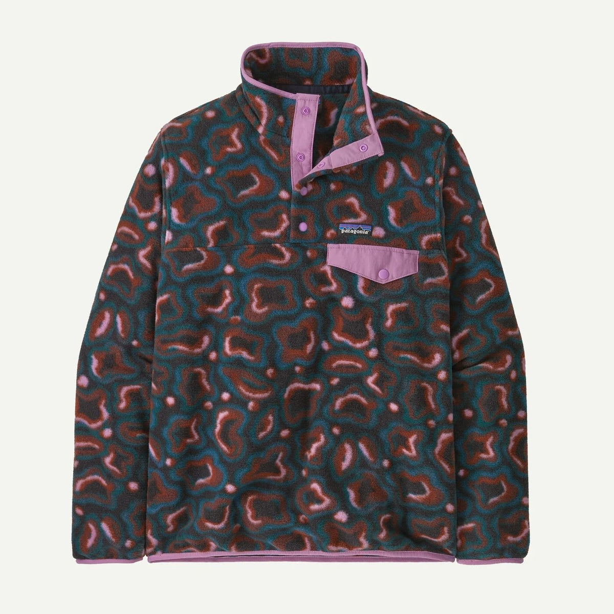 Patagonia Lightweight Synchilla® Snap-T® Fleece Pullover - SOFT SPIREA: DRIED VANILLA