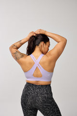Brooks Crossback 2.0 Bra - ORCHID PETAL