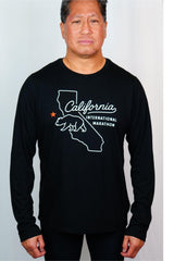 ASICS CIM 2025 PR Longsleeve Triblend Tee - PERFORMANCE BLACK