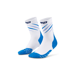 CEP Run Claw Mid Cut Socks - WHITE / LILAC MIX