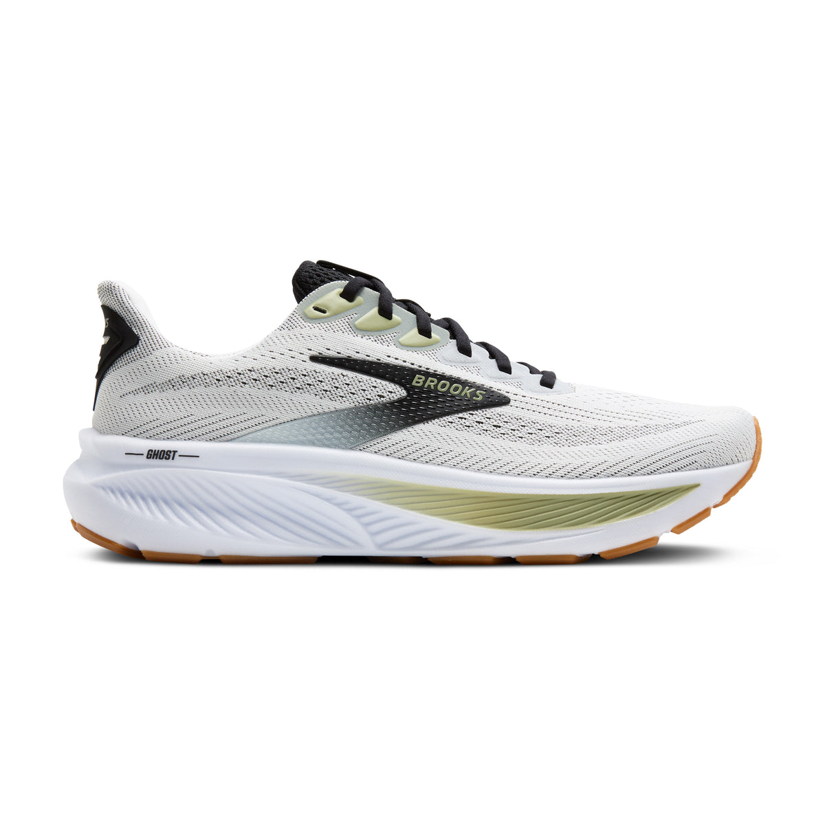 Brooks Ghost 17 - WHITE / BLACK / TEA