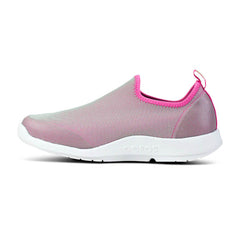 OOFOS OOmg Sport Shoe - WHITE / FUCHSIA