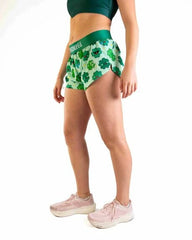 ChicknLegs 1.5" Split Shorts - CLOVERS
