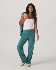 Vuori Halo Modern Straight Leg Pant - BLUEGRASS HEATHER