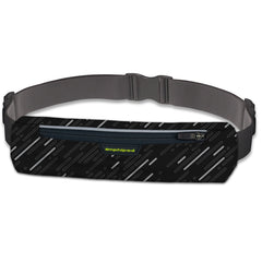 Amphipod AirFlow Microstretch Plus Luxe™ Belt Reflective - BLACK / NIGHT SKY