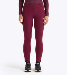 Diadora Run Tights Winter - MAROON BANNER