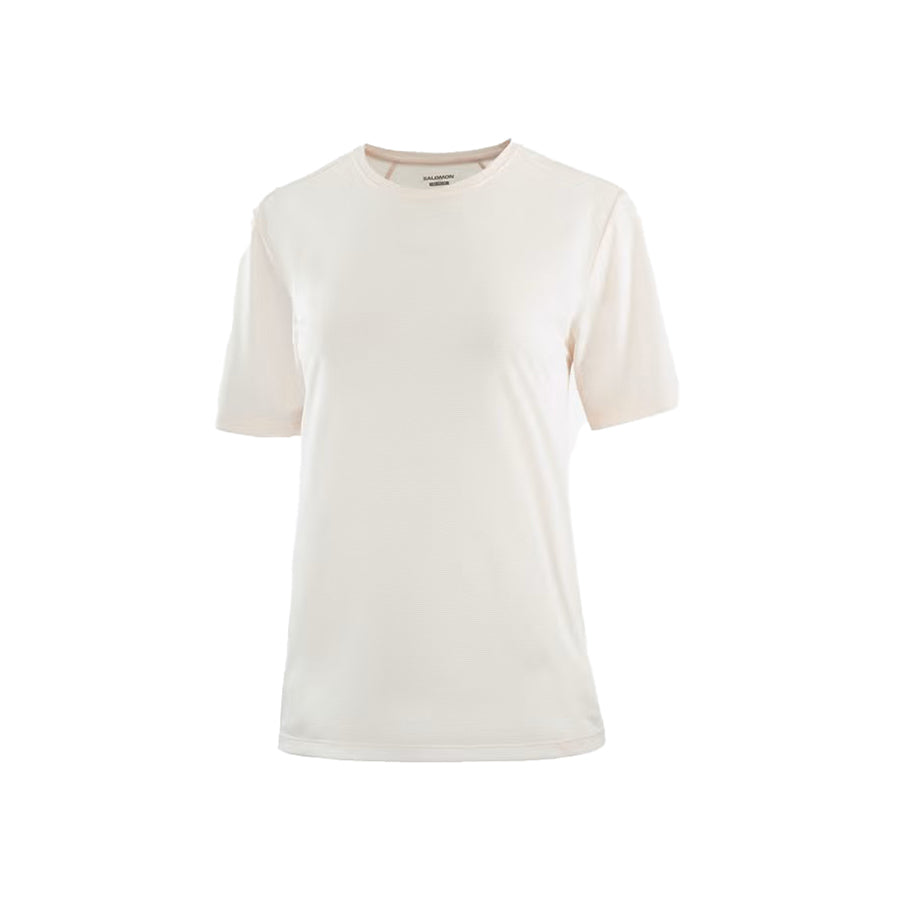 Salomon Shakeout Core Short Sleeve Tee - WHISPER WHITE