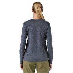 Patagonia Long Sleeve Capilene Cool Daily Shirt - SMOLDER BLUE / LIGHT SMOLDER BLUE X / DYE