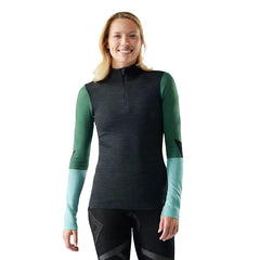 Smartwool Intraknit Thermal Merino Baselayer 1/4 Zip - CHARCOAL