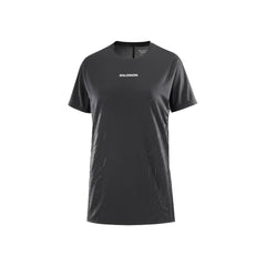 Salomon Sense Aero Short Sleeve GFX - DEEP BLACK  /  BLACK BEAUTY