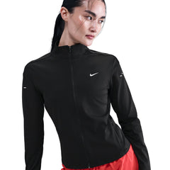 Nike Swift Dri-FIT Full-Zip Midlayer Top - BLACK / REFLECTIVE SILVER