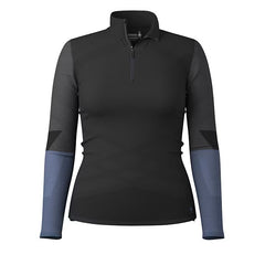 Smartwool Intraknit Thermal Merino Baselayer 1/4 Zip - CHARCOAL