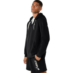 ASICS Fleece Zip Hoodie - PERFORMANCE BLACK
