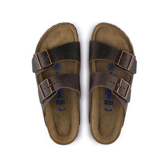 Birkenstock Arizona Soft Footbed Leather Sandal - HABANA