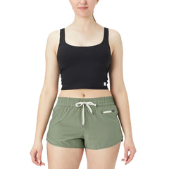 Vuori Daily Crop - BLACK