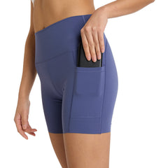 New Balance Sleek Pocket High Rise 6" Short - DREAM STATE